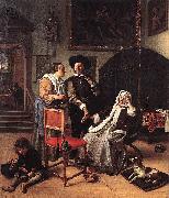 Jan Steen The Doctor's Visit oil painting reproduction